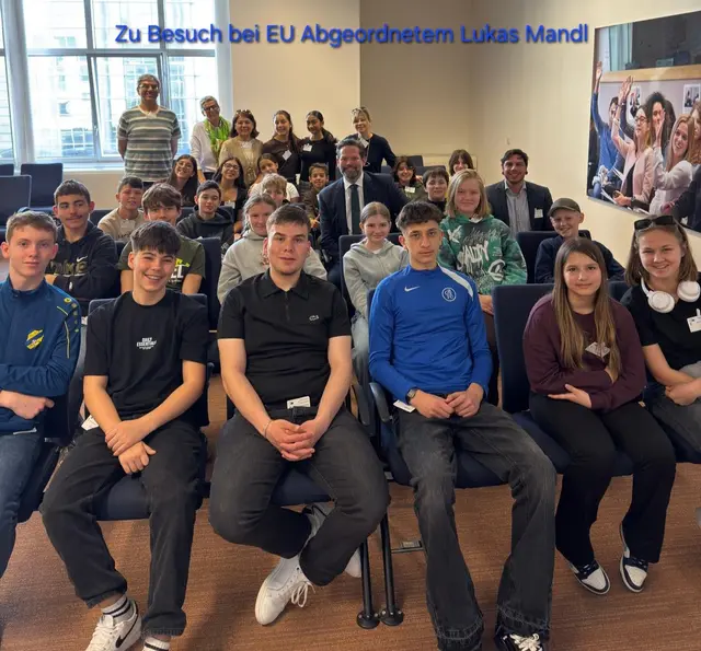 NMS Marc Aurel Tulln reiste nach Brüssel