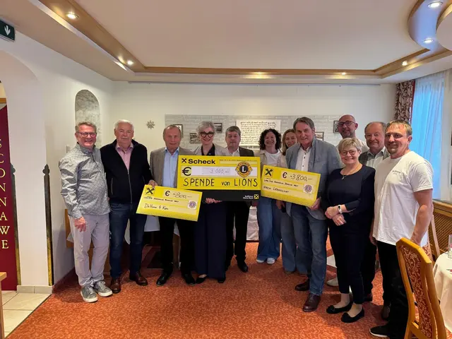 7.600 Euro an lokale Vereine gespendet