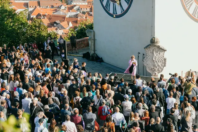 Die steirische Kulturszene (hier ein Bild vom "steirischen herbst") schlägt schon seit Monaten Alarm, jetzt warnt auch die Grazer Stadtregierung vor der Abschaffung der ORF-Landesabgabe.  | Foto: Johanna Lamprecht