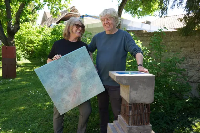 Künstlerpaar zeigt Malerei und Skulpturen in Tadten