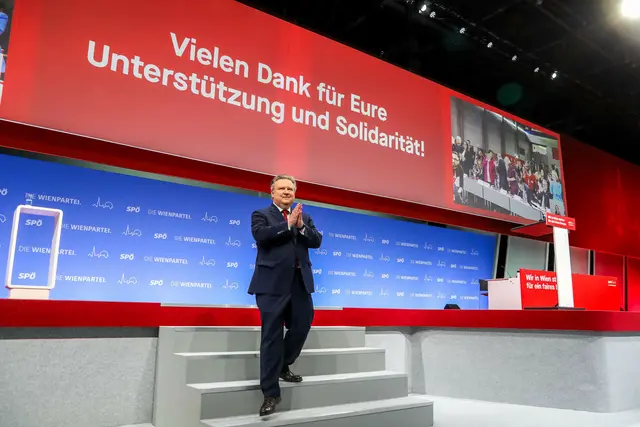 Die Wiener SPÖ kommt am Samstag zum Landesparteitag zusammen. Am Programm steht auch die Wiederwahl von Michael Ludwig. | Foto: SPÖ Wien/Christian Fürthner
