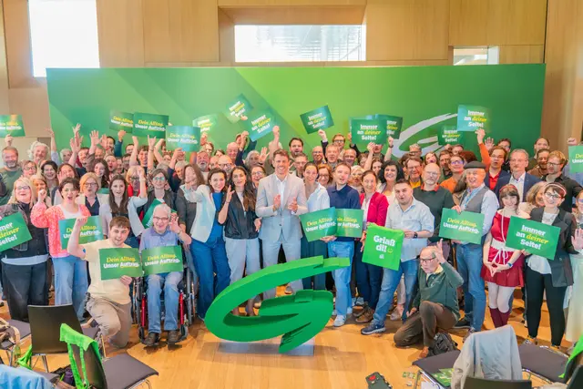 Die Grünen haben sich auf ihren Spitzenkandidaten festgelegt: Gebi Mair. | Foto: Miller