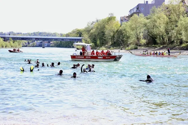 Steyrer Wassersportler starteten gemeinsam in die neue Saison