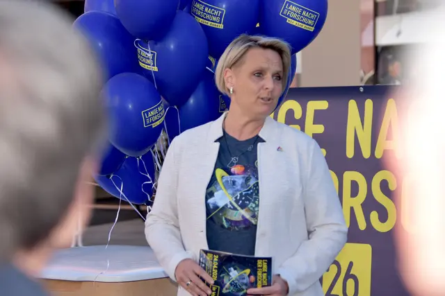 Bürgermeisterin Bettina Bauernhofer eröffnete die LND 2026. | Foto: MeinBezirk/Helmut Riedl