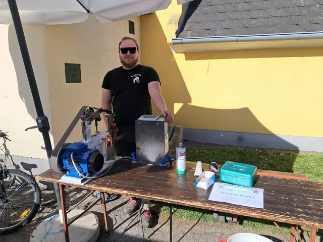 Marco Houszka schliff die Messer