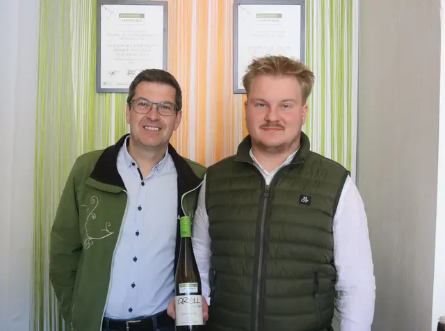 Wolfgang Groll und Sohn Daniel.