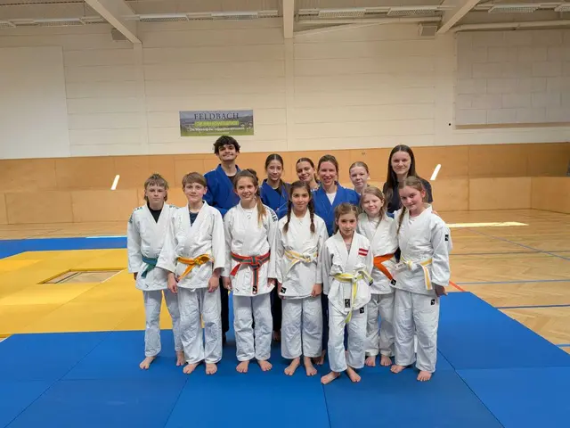 Auch die Feldbacher Nachwuchshoffnungen nahmen am Training mit Topathletin Lisa Tretnjak teil. | Foto: Judo TUS Feldbach