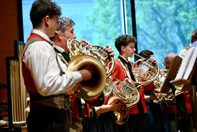 Zwei Musikkapellen und ein gemeinsames Motto