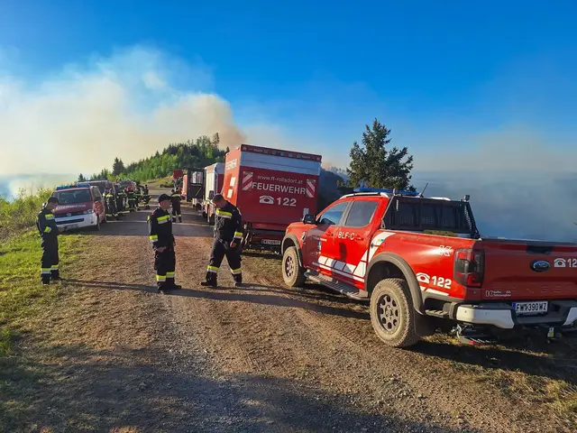 Zahlreiche Feuerwehren aus mehreren Bezirken stehen seit Samstag im Dauereinsatz. | Foto: Stadtfeuerwehr Weiz