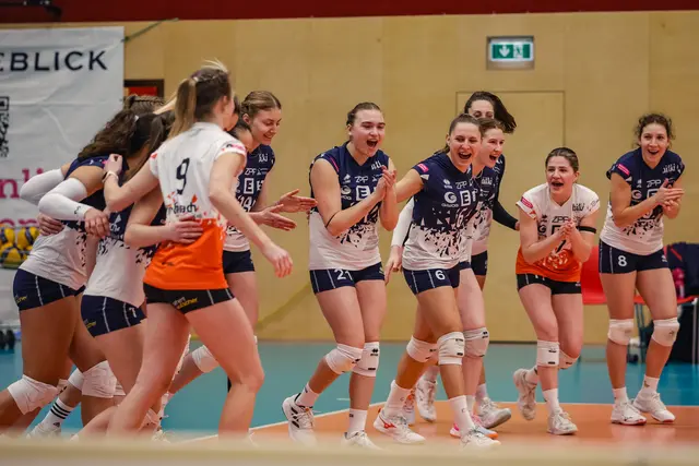 Die Freude bei den Erzbergmadln über ihre bislang beste Saison war groß. | Foto: GEPA pictures