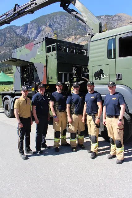 Die Absamer Feuerwehr freute sich über die gelungene Veranstaltung