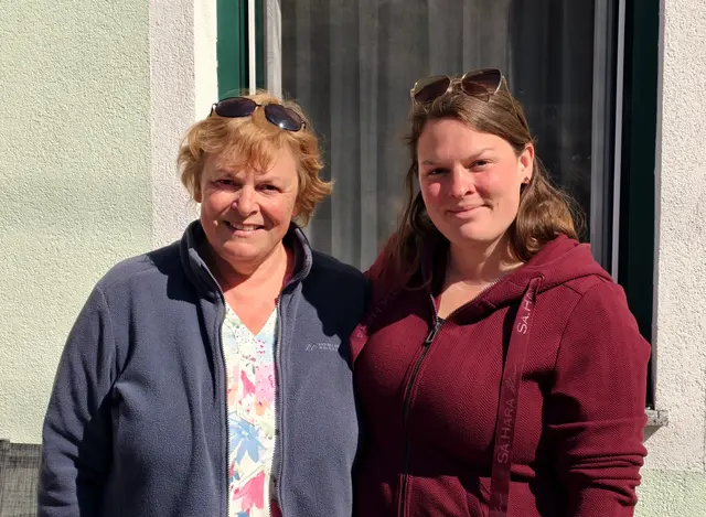 Petra und Christina Weiß boten vieles für Kinder an. | Foto: Christian Nowotny