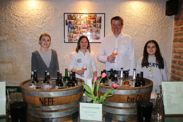 Weingut Neff - Amelie, Lisa, Christopha und Bella 