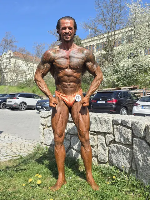 Bodybuilder Andreas Brabetz zeigte sich in Top-Form. | Foto: Privat/zVg