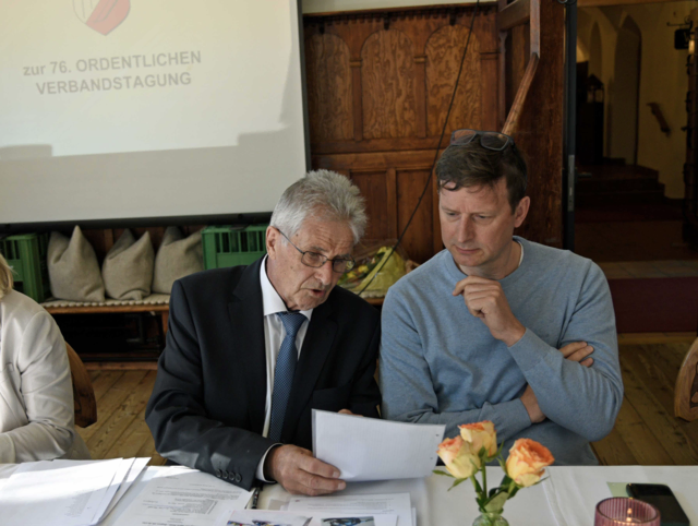 Knauseder blickte auf eine erfolgreiche Zeit als Präsident zurück.  | Foto: Robert Thiem