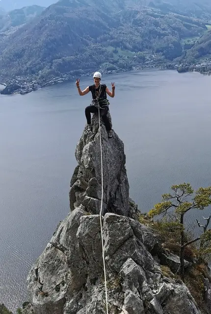Klettertour auf den Traunstein