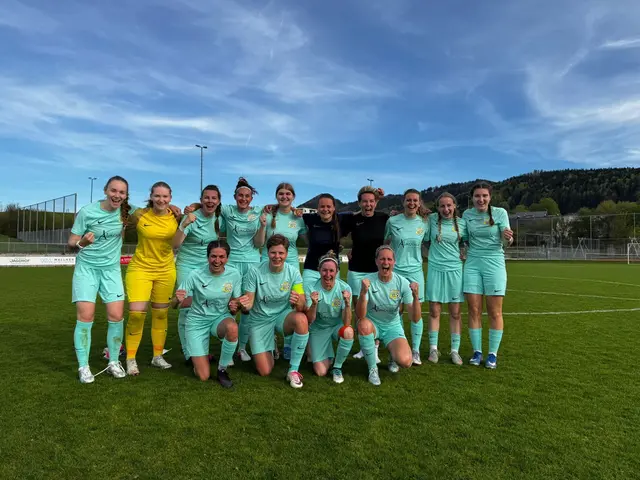 Die FC Schladming Frauen feierten den Sieg in Hof gebührend. | Foto: FCS