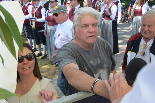 Bernd Sackl  sorgte für die Tontechnik  | Foto: MeinBezirk/Josef Strohmeier