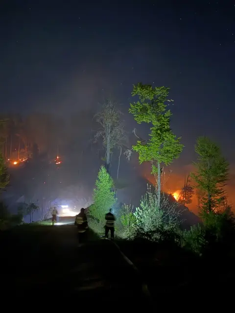 Die Feuerwehren standen auch in den Nachtstunden im Einsatz. | Foto: FF Kainbach bei Graz