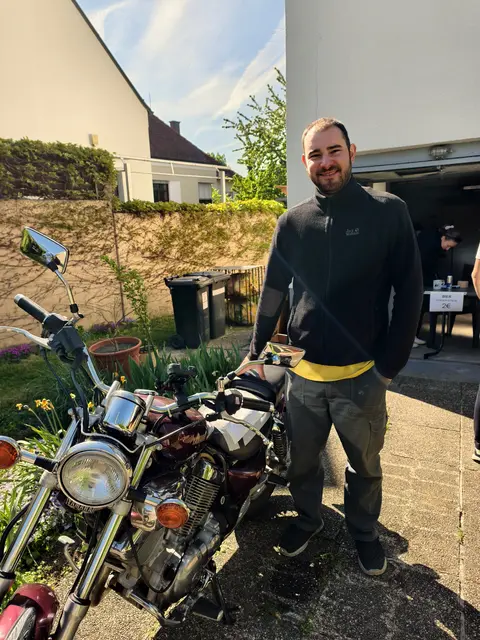 Bei Bejamin Juran konnte man sogar ein Motorrad erwerben. | Foto: Christian Nowotny