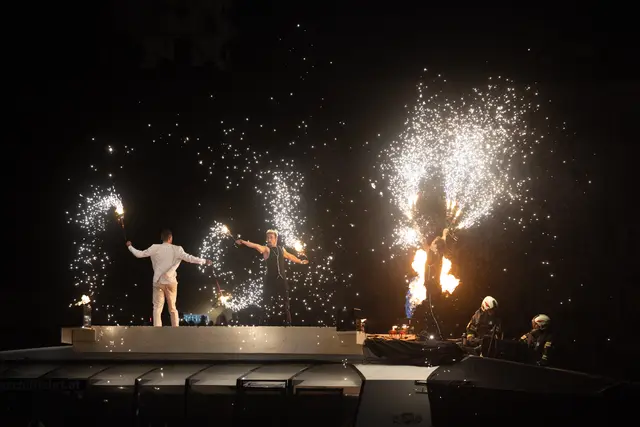 Feuer- und Wassershow auf der Salzach beim Stadtfest | Foto: Stadt Salzburg/Wildbild