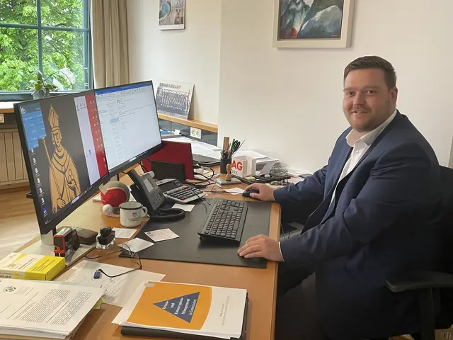 Bgm. René Schwaiger, seit 2022 im Amt, war bei der Gemeindeklausur in Mils mit dabei. | Foto: Kogler