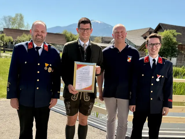 Michael Schippel, Martin Gruber, Johann Kolier, Thomas Taupe. | Foto: Büro Gruber/Gamper