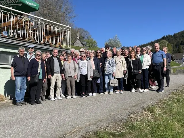 Kaiserwetter und beste Stimmung beim „Knöpfleausflug“ des PVÖ Altach