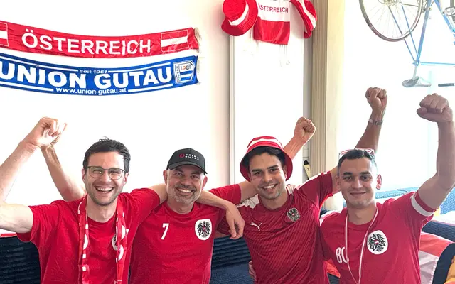 Familienbande aus Gutau feuert Österreich in Amerika an