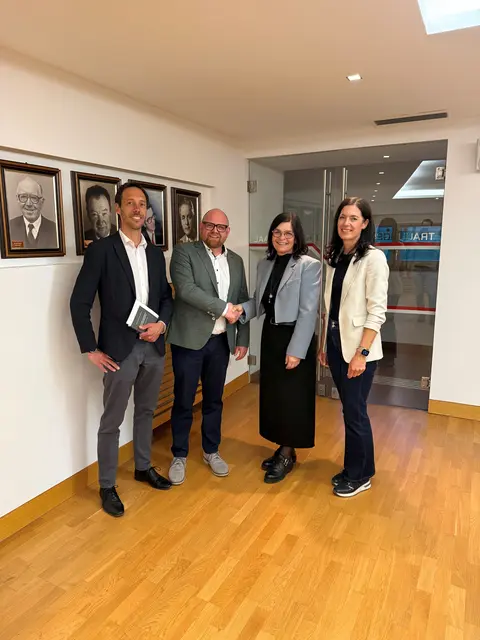  Markus Lerch, Simon Pleschberger, Marika Lagger-Pöllinger und Verena Morgenstern. | Foto: SPÖ Kärnten