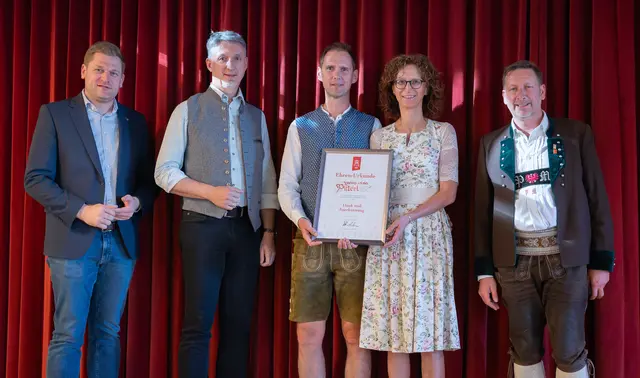 Dank und Anerkennung Angelika und Erich Pitterl | Foto: T. Ausserlechner