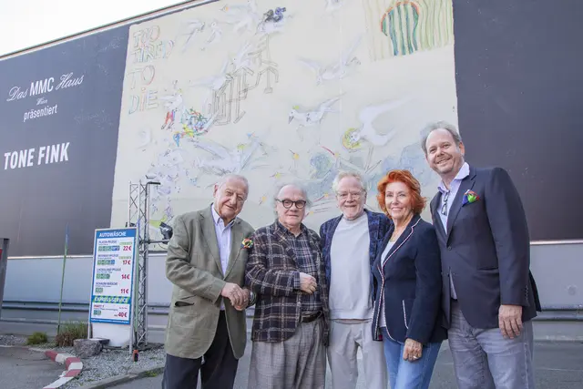 Rudolf Klingohr, Michael Köhlmeier, Tone Fink, Inge und Niki Klingohr | Foto: Jürgen Hammerschmid