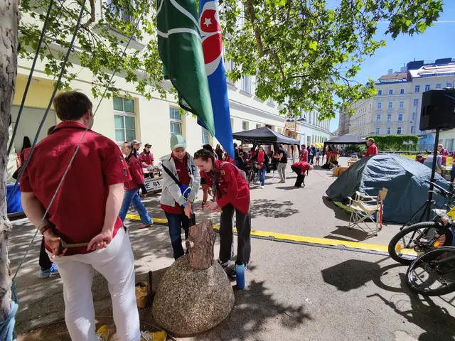 Pfadfinder laden in der Leopoldstadt zum Grätzlfest