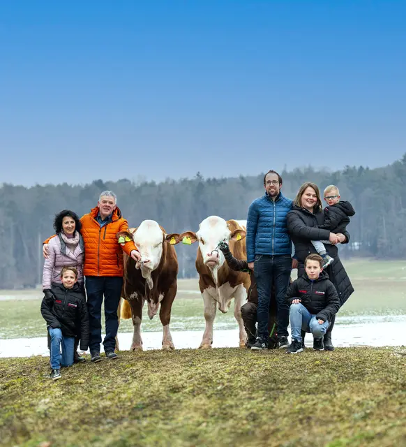 Die Familie Sommersguter ist österreichweit Züchter des Jahres 2025. | Foto: Baumann