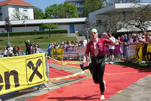 Triathlon durch die Stadt, Straßensperren inklusive