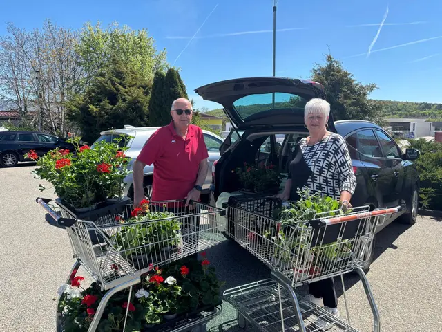 Zahlreiche Besucher brachten ihre Gefäße mit und ließen sie direkt vor Ort kreativ bepflanzen. | Foto: Manuela Danzinger