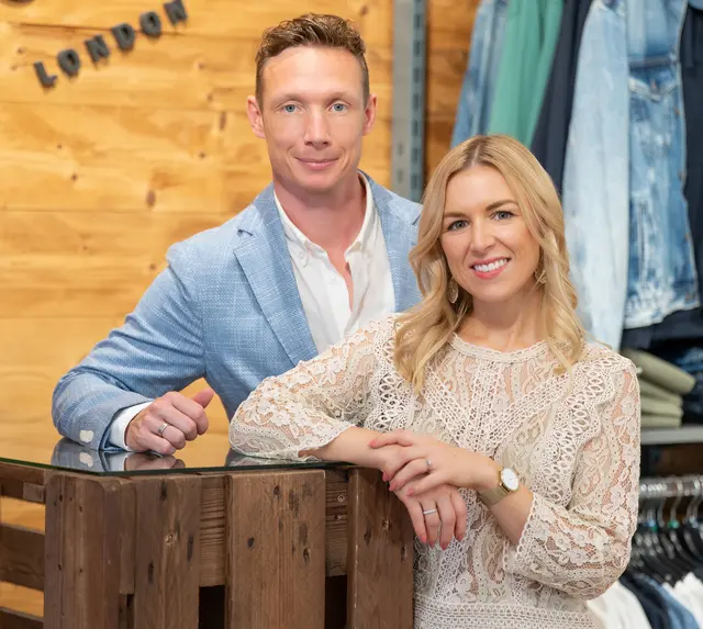 Patrick und Sandra Durlacher-Laschober vom Männer-Modehaus Laschober in Weiz. | Foto: Foto Alexandra