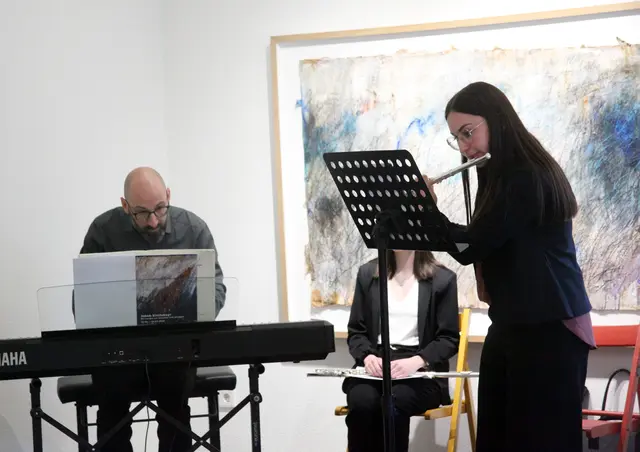 Ein Ensemble der Landesmusikschule Imst – Johannes Nagele, Paula Walch und Chiara Jenewein – setzte mit Werken von Johann Sebastian Bach