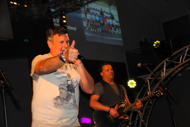 " Marc Pircher "  war als  Stimmungsmacher beim Sportlerfest in Sinabelkirchen  