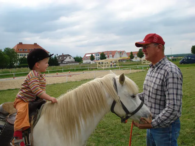 Nicht aus jedem wurde ein Reiter - trotz strahlender Augen. Mate 2008