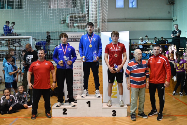 Moritz Schober (AC Vollkraft Innsbruck) kämpfte sich beim Austrian Open U15 in Steinbrunn nach einer Auftaktniederlage zurück — und holte Bronze in der Klasse bis 76 kg. | Foto: B. WALDER
