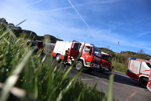 Foto: Bezirksführungsstab Wr Neustadt S5, Tobias Hübl, Teilnehmende Feuerwehren