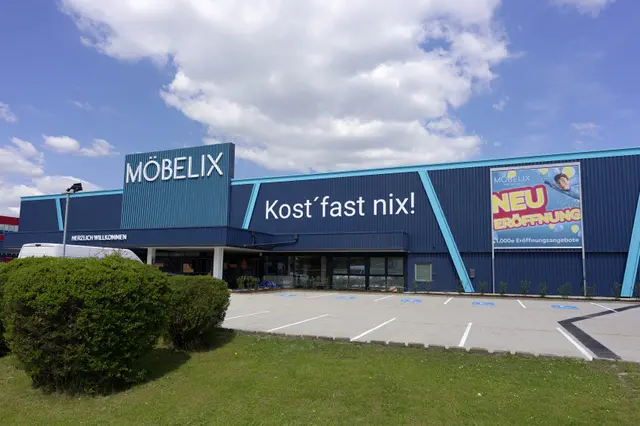 Von 29. April bis 2. Mai wird große Neueröffnung gefeiert. | Foto: Möbelix