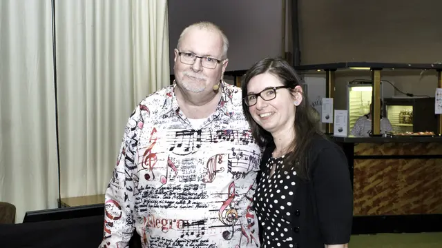 Aldi Rolli- Roland Wittek mit Tochter Patritzia