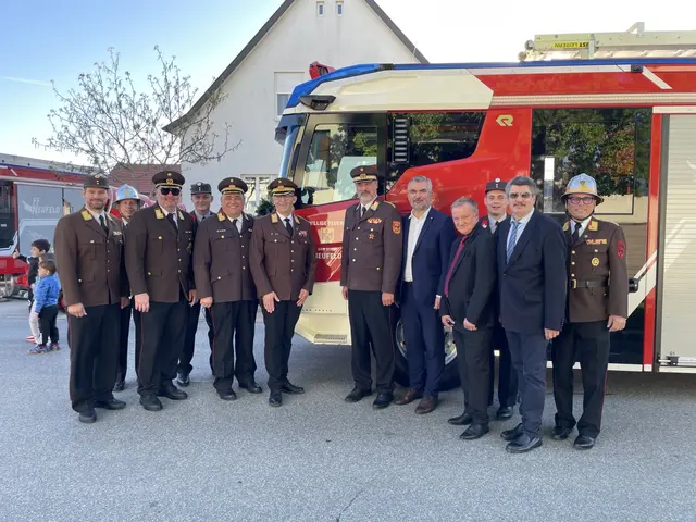 Vollelektrischer Fuhrpark der Feuerwehr Neufeld gesegnet