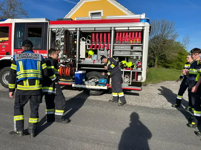 Foto: Bezirksführungsstab Wr Neustadt S5, Tobias Hübl, Teilnehmende Feuerwehren