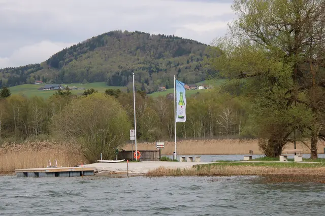 Die Anlegestelle für die „Seenland“ am Obertrumer See.