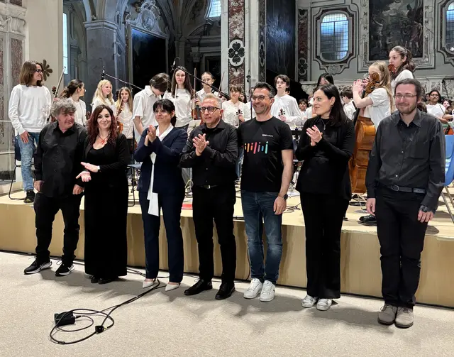 Das gemeinsame Konzert symbolisierte eindrucksvoll den Beginn der neuen Partnerschaft und bildete den Höhepunkt der Reise. | Foto: Musikmittelschule Weiz