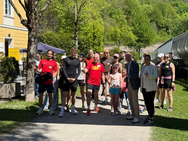 Startaufstellung Fun-Run | Foto: Hubeli/Lions Club Innsbruck Goldenes Dachl