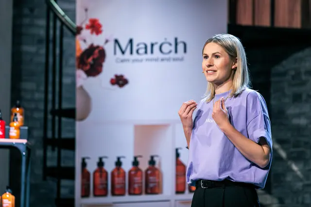 Die Mortantscherin Julia Wünscher stellte neulich ihre Naturkosmetik Marke „March Care" bei der TV-Show „2 Minuten, 2 Millionen" vor. | Foto: Gerry Frank